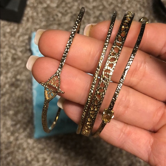 Gold Kendra Scott bracelets - Picture 2 of 3